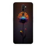 Le Balvo Oppo A5 2020 Uyumlu Büyülü Çiçek Baskılı Silikon Kılıf