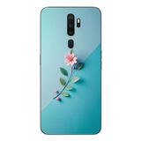 Le Balvo Oppo A5 2020 Uyumlu Çiçeğin Pembesi Baskılı Silikon Kılıf