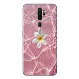 Le Balvo Oppo A5 2020 Uyumlu Dalgalı Papatya Baskılı Silikon Kılıf