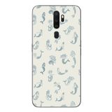 Le Balvo Oppo A5 2020 Uyumlu Deniz Kızları Baskılı Silikon Kılıf