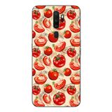 Le Balvo Oppo A5 2020 Uyumlu Domatesler Baskılı Silikon Kılıf