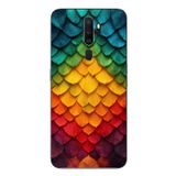 Le Balvo Oppo A5 2020 Uyumlu Efsun Renk Demeti Baskılı Silikon Kılıf