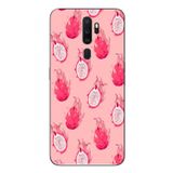 Le Balvo Oppo A5 2020 Uyumlu Ejder Meyvesi Baskılı Silikon Kılıf