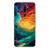 Le Balvo Oppo A5 2020 Uyumlu Gün Doğumu ve Batımı Baskılı Silikon Kılıf