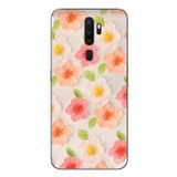 Le Balvo Oppo A5 2020 Uyumlu Güzel Papatyalar Baskılı Silikon Kılıf