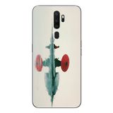 Le Balvo Oppo A5 2020 Uyumlu Japon Şemsiyesi Baskılı Silikon Kılıf