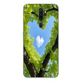 Le Balvo Oppo A5 2020 Uyumlu Kalpli Ağaç Baskılı Silikon Kılıf