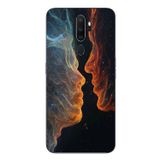Le Balvo Oppo A5 2020 Uyumlu Kavuşan Çizgiler Baskılı Silikon Kılıf