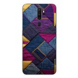 Le Balvo Oppo A5 2020 Uyumlu Kot Deseni Baskılı Silikon Kılıf