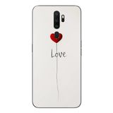 Le Balvo Oppo A5 2020 Uyumlu Love Aşk Baskılı Silikon Kılıf