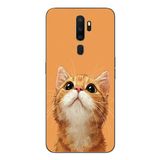 Le Balvo Oppo A5 2020 Uyumlu Masum Kedi Baskılı Silikon Kılıf