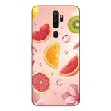 Le Balvo Oppo A5 2020 Uyumlu Meyve Dilimleri Baskılı Silikon Kılıf