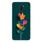 Le Balvo Oppo A5 2020 Uyumlu Modernizimin Çicekleri Baskılı Silikon Kılıf