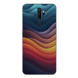 Le Balvo Oppo A5 2020 Uyumlu Noktalı Renkler Baskılı Silikon Kılıf
