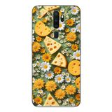 Le Balvo Oppo A5 2020 Uyumlu Peynirler Baskılı Silikon Kılıf