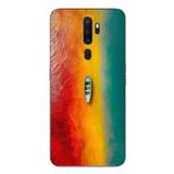 Le Balvo Oppo A5 2020 Uyumlu Rengarenk Tekne Baskılı Silikon Kılıf