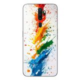 Le Balvo Oppo A5 2020 Uyumlu Renk Skalası Baskılı Silikon Kılıf