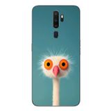 Le Balvo Oppo A5 2020 Uyumlu Şaşkın Hayvan Baskılı Silikon Kılıf