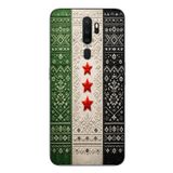 Le Balvo Oppo A5 2020 Uyumlu Suriye Bayrağı Dokuma Baskılı Silikon Kılıf
