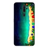 Le Balvo Oppo A5 2020 Uyumlu Tatil Kumsal Gecesi Baskılı Silikon Kılıf