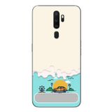 Le Balvo Oppo A5 2020 Uyumlu Tatil Yolu Baskılı Silikon Kılıf