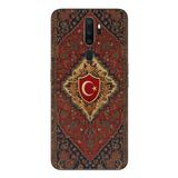 Le Balvo Oppo A5 2020 Uyumlu Türkiye Bayraklı Halı Baskılı Silikon Kılıf