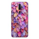 Le Balvo Oppo A5 2020 Uyumlu Tüylü Kalpler Baskılı Silikon Kılıf