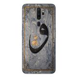 Le Balvo Oppo A5 2020 Uyumlu Vav Harfi Gri Baskılı Silikon Kılıf