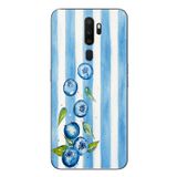 Le Balvo Oppo A5 2020 Uyumlu Yaban Mersinleri Baskılı Silikon Kılıf