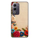 Le Balvo Oppo A5 4G Uyumlu İşlemeli İğne Oyası Baskılı Silikon Kılıf