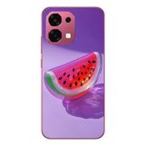 Le Balvo Oppo A6 PRO Uyumlu Karpuz Jelibon Baskılı Silikon Kılıf