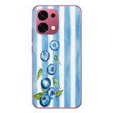 Le Balvo Oppo A6 PRO Uyumlu Yaban Mersinleri Baskılı Silikon Kılıf