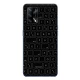 Le Balvo Oppo A74 Uyumlu Klavye Tuşları Baskılı Silikon Kılıf