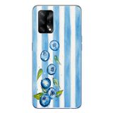 Le Balvo Oppo A74 Uyumlu Yaban Mersinleri Baskılı Silikon Kılıf