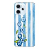 Le Balvo Oppo Reno 14F Uyumlu Yaban Mersinleri Baskılı Silikon Kılıf