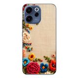 Le Balvo Oppo Reno 15F Uyumlu İşlemeli İğne Oyası Baskılı Silikon Kılıf