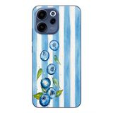 Le Balvo Oppo Reno 15F Uyumlu Yaban Mersinleri Baskılı Silikon Kılıf
