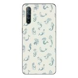 Le Balvo Oppo Reno 3 Uyumlu Deniz Kızları Baskılı Silikon Kılıf