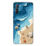 Le Balvo Oppo Reno 3 Uyumlu Deniz Yıldızı Tatilde Baskılı Silikon Kılıf