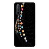 Le Balvo Oppo Reno 3 Uyumlu Gezegenlerin Dansı Baskılı Silikon Kılıf