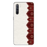 Le Balvo Oppo Reno 3 Uyumlu Halı Köşesi Baskılı Silikon Kılıf