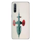 Le Balvo Oppo Reno 3 Uyumlu Japon Şemsiyesi Baskılı Silikon Kılıf