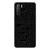 Le Balvo Oppo Reno 3 Uyumlu Klavye Tuşları Baskılı Silikon Kılıf