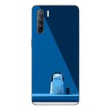 Le Balvo Oppo Reno 3 Uyumlu Kulaklı Kedi Baskılı Silikon Kılıf