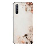 Le Balvo Oppo Reno 3 Uyumlu Kuru Dallar Baskılı Silikon Kılıf