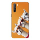 Le Balvo Oppo Reno 3 Uyumlu Lamalar Baskılı Silikon Kılıf