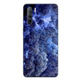 Le Balvo Oppo Reno 3 Uyumlu Mor Bulutlar Baskılı Silikon Kılıf