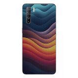 Le Balvo Oppo Reno 3 Uyumlu Noktalı Renkler Baskılı Silikon Kılıf