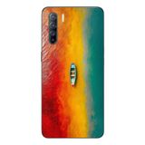 Le Balvo Oppo Reno 3 Uyumlu Rengarenk Tekne Baskılı Silikon Kılıf