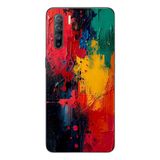 Le Balvo Oppo Reno 3 Uyumlu Renklerin Dansı Baskılı Silikon Kılıf